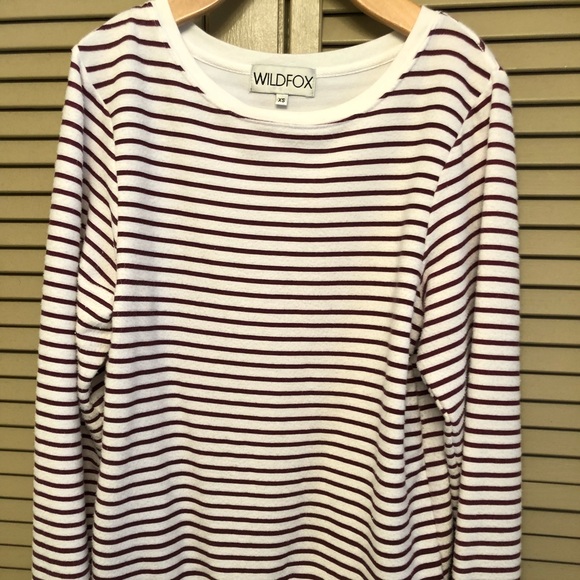 Wildfox striped sweatshirt Clearance